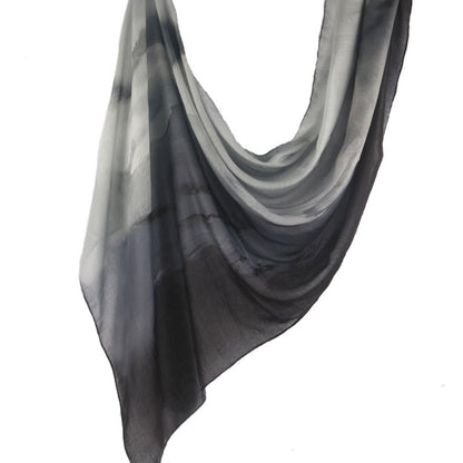 Cross-border hot selling watercolor painting series modal cotton shawl satin print scarf ethnic headscarf women's scarf