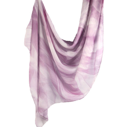 Cross-border hot selling watercolor painting series modal cotton shawl satin print scarf ethnic headscarf women's scarf