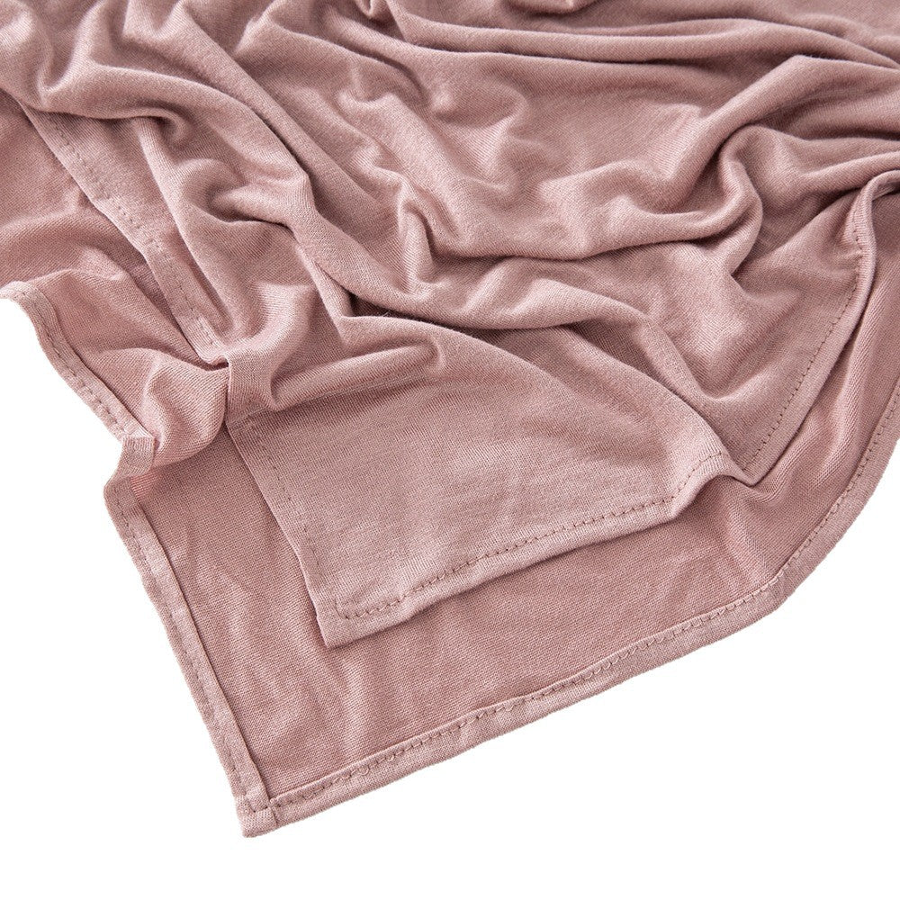 Cross-border hot sale solid color modal large size jersey mercerized cotton women's bag bandana jersey hijab hijab headscarf in stock