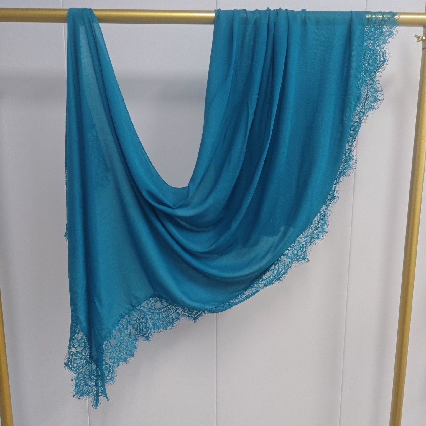 Modal cotton lace hijab