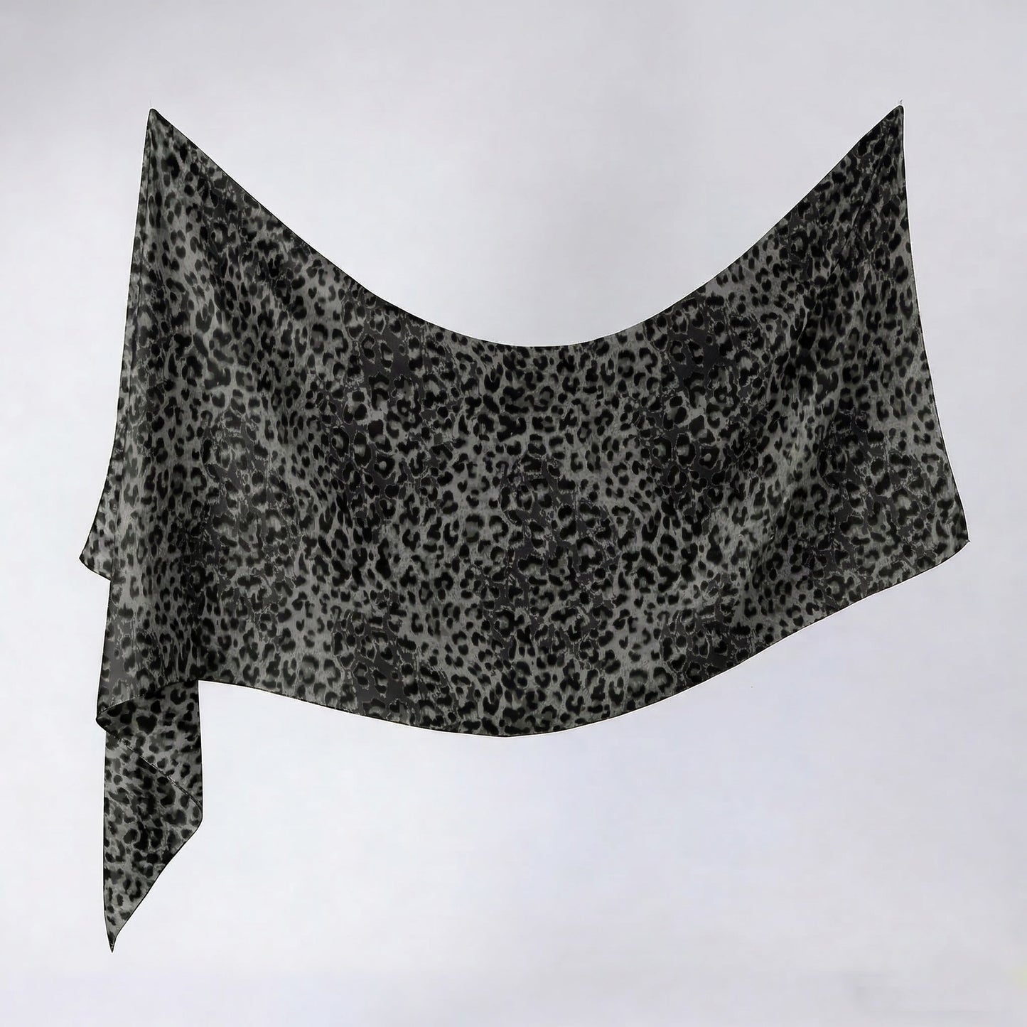 Cross-border silk scarf long strip scarf for women, watercolor breathable sun-protection shawl, summer thin Malaysian headscarf