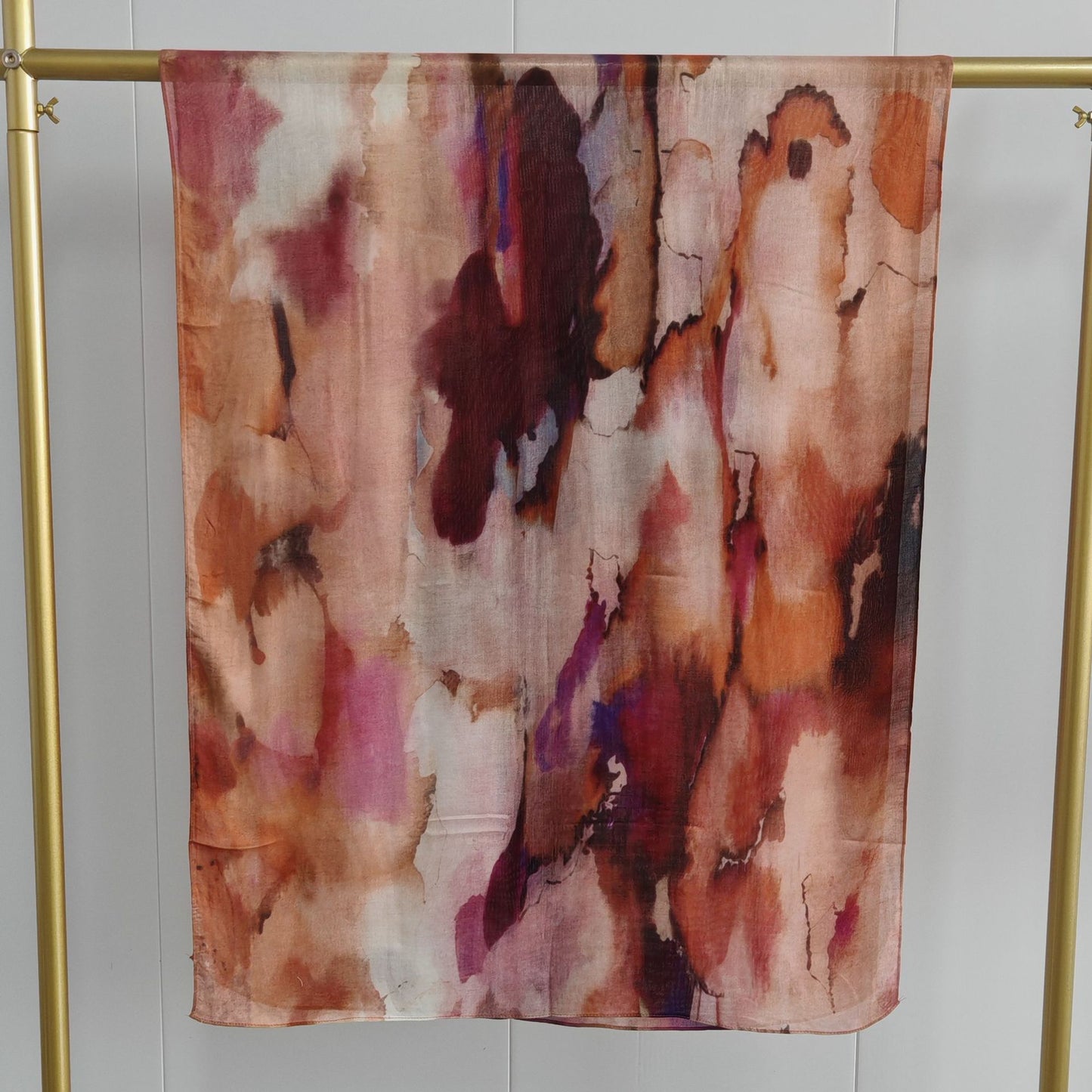 [Modal 40-count double-sided print] Modal print bohemian fashion watercolor marble print