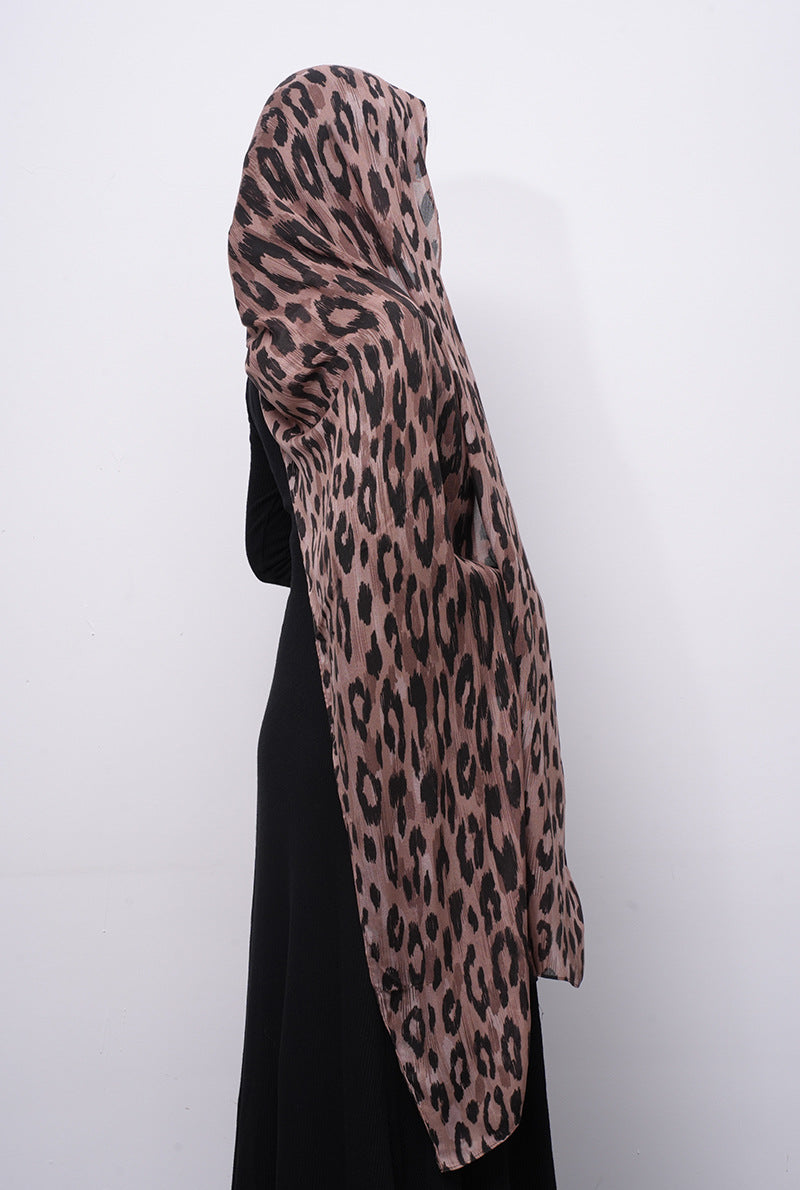 Modal cotton patterned hijab