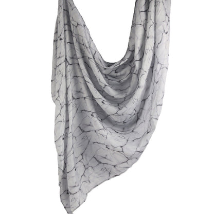Cross-border hot selling watercolor painting series modal cotton shawl satin print scarf ethnic headscarf women's scarf