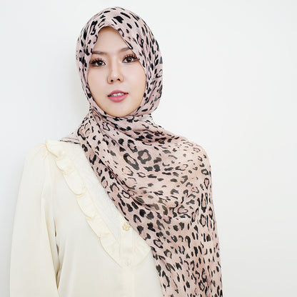 Modal cotton patterned hijab