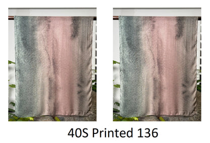 Modal cotton patterned hijab