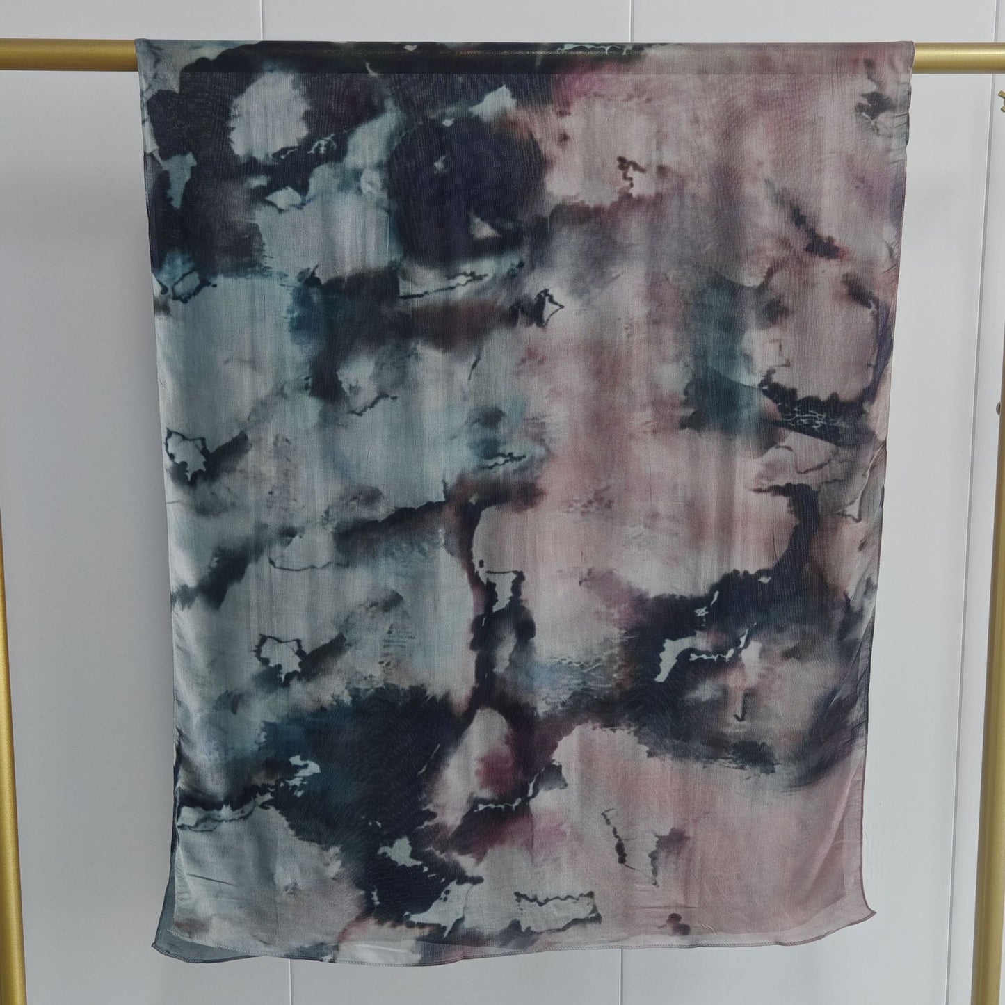 [Modal 40-count double-sided print] Modal print bohemian fashion watercolor marble print