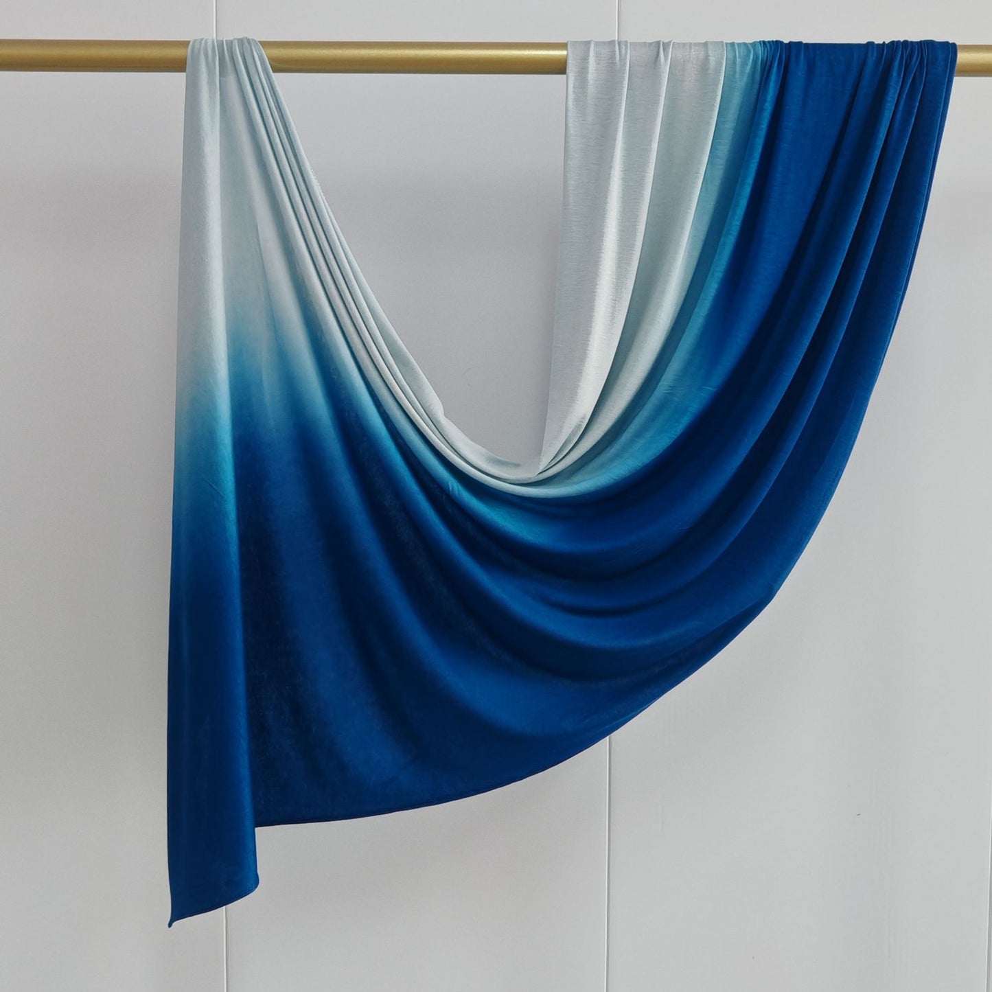 [Glossy cotton gradient double-sided gradient] cross-border new product high-quality silk towel Ombré Jersey Hijab