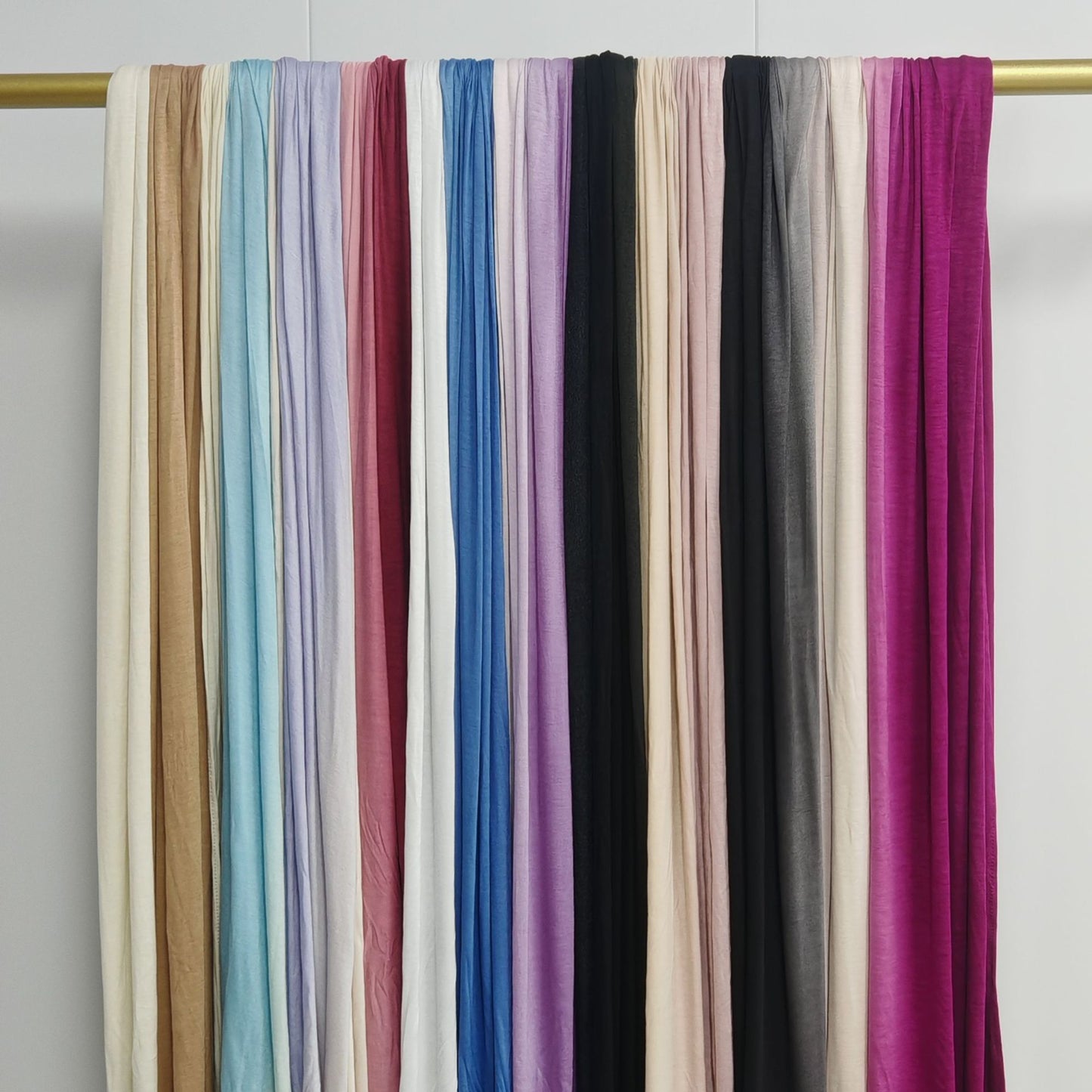 [Glossy cotton gradient double-sided gradient] cross-border new product high-quality silk towel Ombré Jersey Hijab