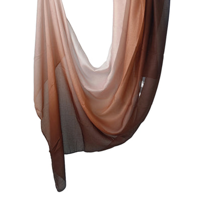 [Polyester Cotton Printing] cross-border hot selling watercolor series printed scarf double-sided penetration soft surrounding tie-dye east end