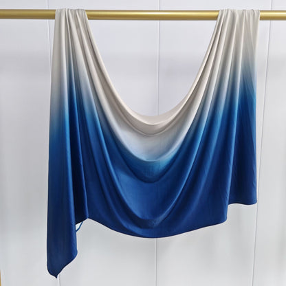 Premium liquid jersey gradient hijab