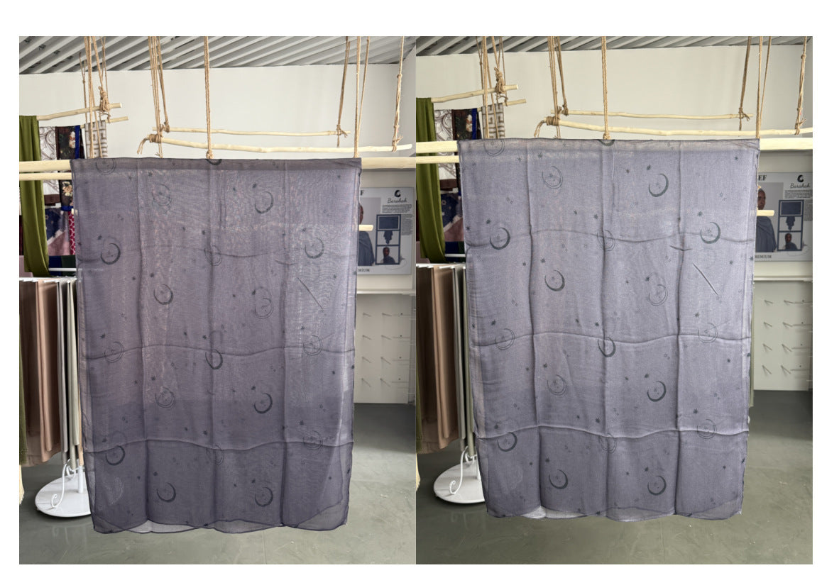 Modal cotton patterned hijab
