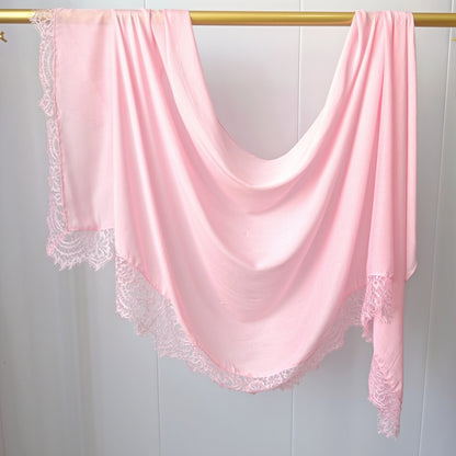 Modal cotton lace modal hijab