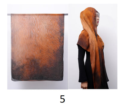 Modal cotton patterned hijab