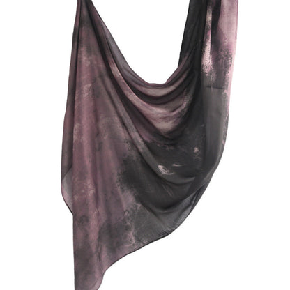 Cross-border hot selling watercolor painting series modal cotton shawl satin print scarf ethnic headscarf women's scarf