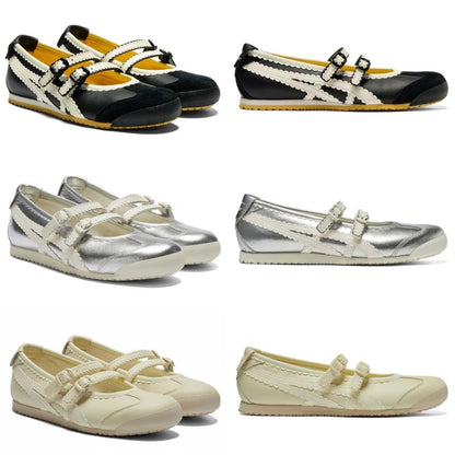 Foreign trade original single Onizuka Tiger MEXICO66 Mary Jane TGRS ballet style couple casual retro pedal