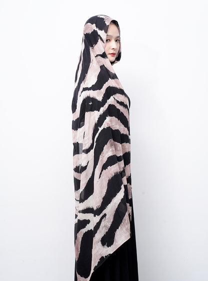 Modal cotton patterned hijab