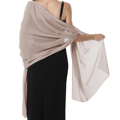 Cross-border soft chiffon scarves and evening dresses wedding shawls bridal scarves women's silk scarves travel sunscreen scarves