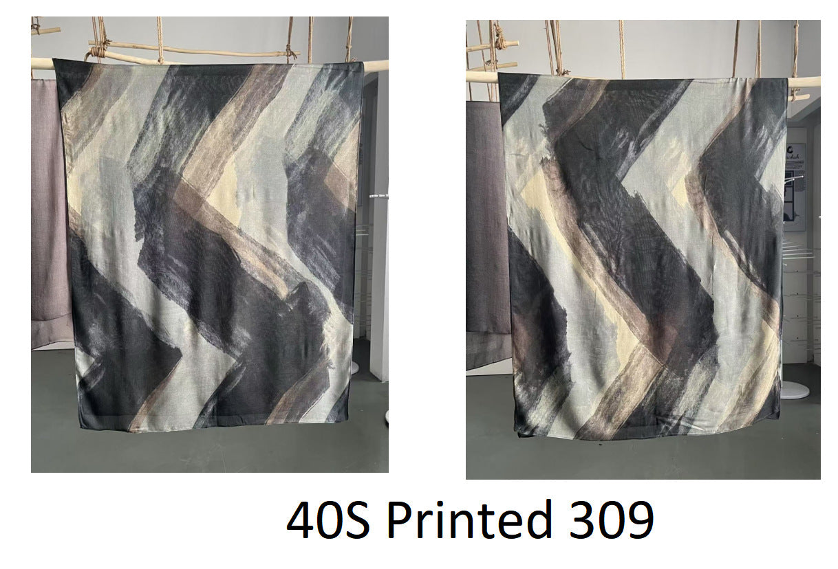 Modal cotton patterned hijab