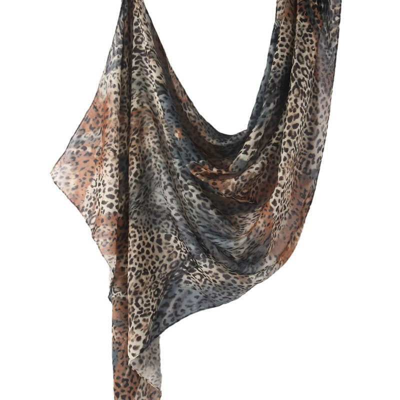 Cross-border hot selling watercolor painting series modal cotton shawl satin print scarf ethnic headscarf women's scarf