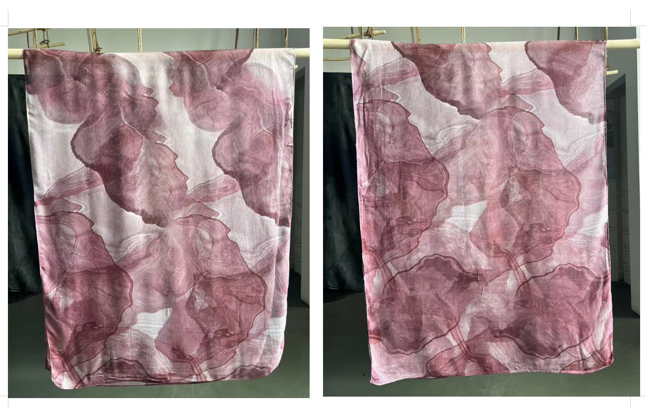 Modal cotton patterned hijab