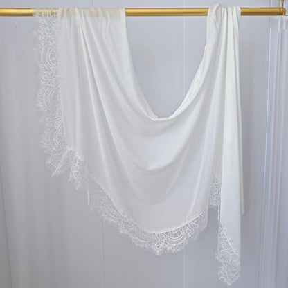 Modal cotton lace modal hijab