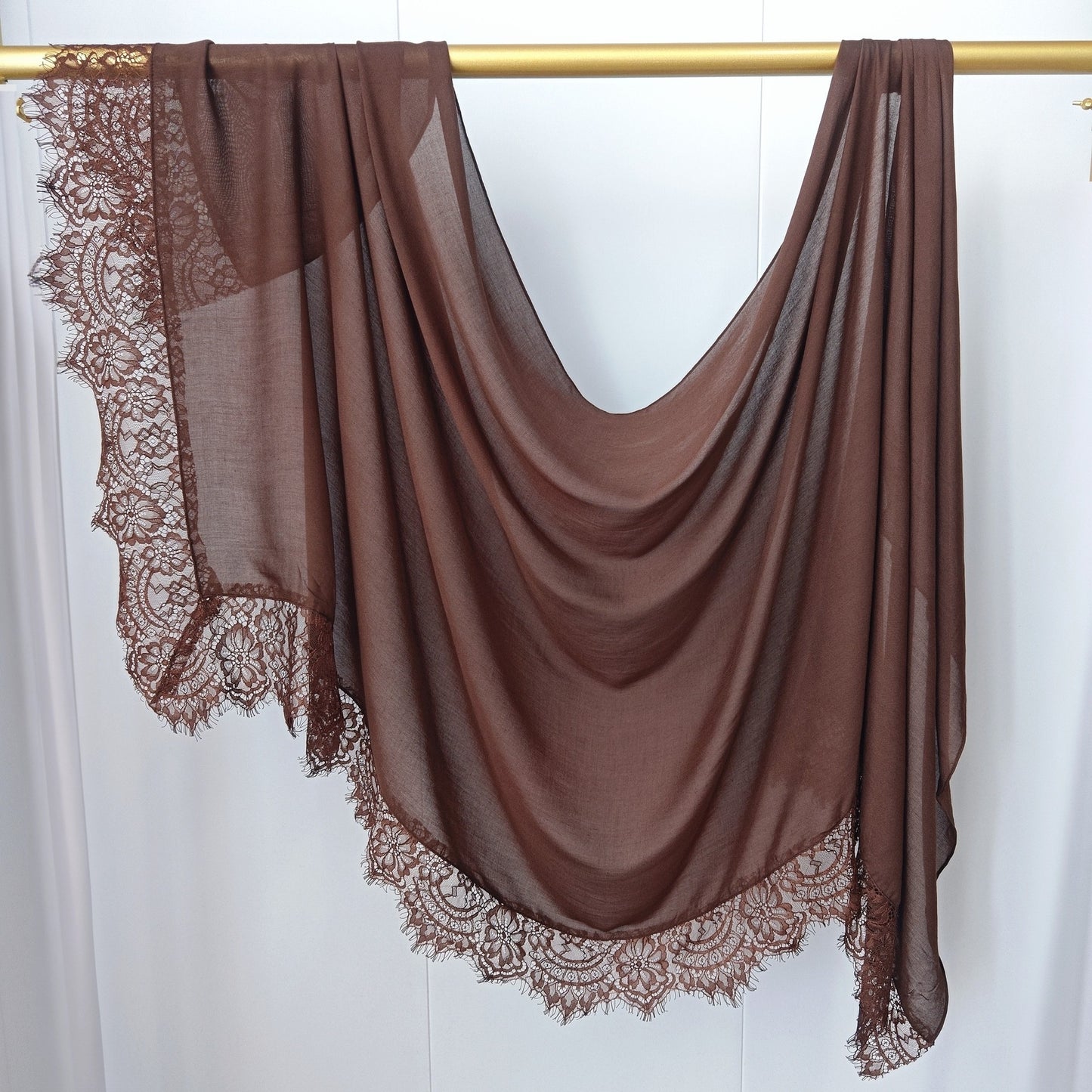 Modal Cotton Lace Hijab